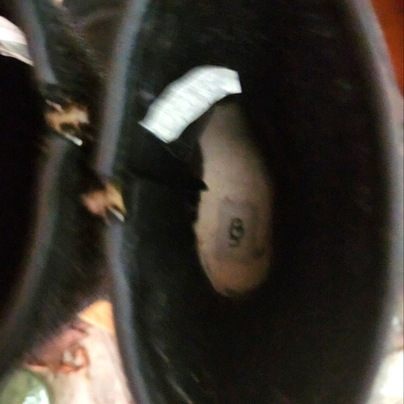 UGG WOMENS WATERPROOF STOUT BLACK ANKLE BOOTIES-SIZE 8 - Picture 9 of 10